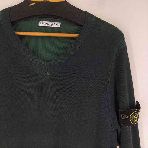 ストーンアイランド STONE ISLAND 11SS Vネック コットンセーター メンズ  XL